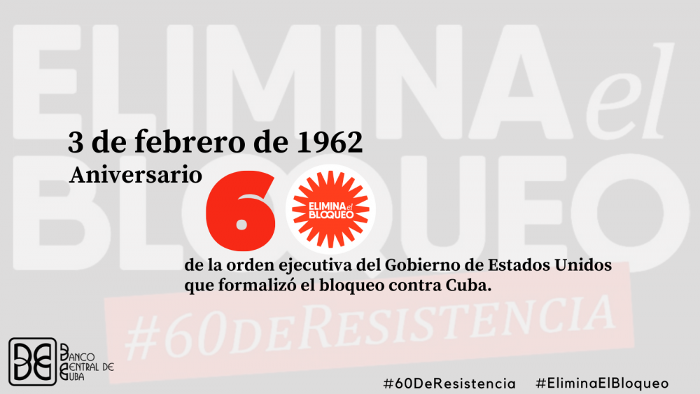 Imagen relacionada con la noticia :A 60 años de la firma de la orden ejecutiva que impuso oficialmente el bloqueo de los EE.UU a Cuba